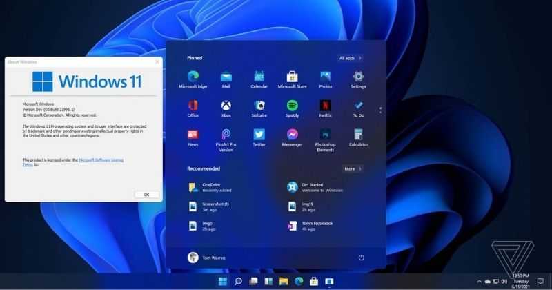 Windows 11 leaks new Start Menu