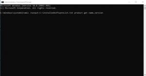 How to Generate a List of All Software Installed on a PC