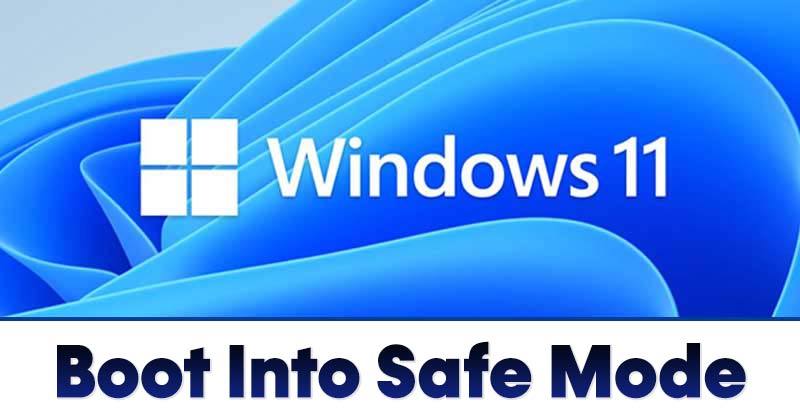 how to boot into safe mode hp windows 11