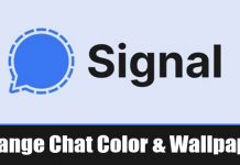 How to Change Chat Color & Wallpaper in Signal Private Messenger