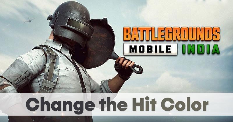 How to Change the Hit/Damage Effect Color in BGMI