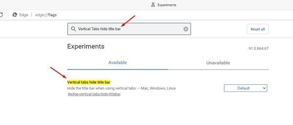 How to Hide the Title Bar in Edge Browser - 54