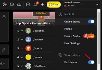 How to Enable Dark Mode in Reddit  PC   Mobile  - 46