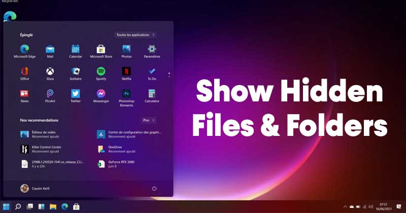 How to Show Hidden Files & Folders in Windows 11
