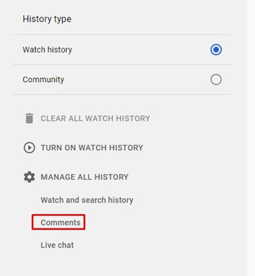 How to view online your youtube search history