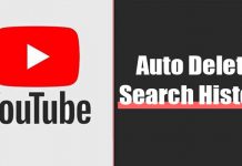 How to Auto Delete YouTube Watch & Search History
