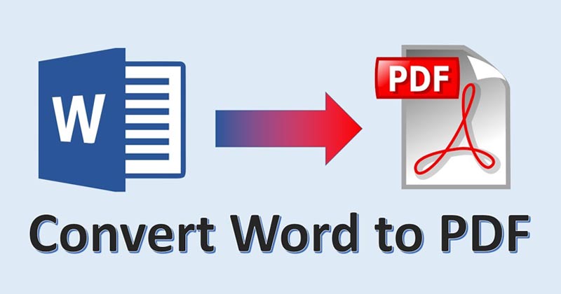 How to Convert Word Document to PDF