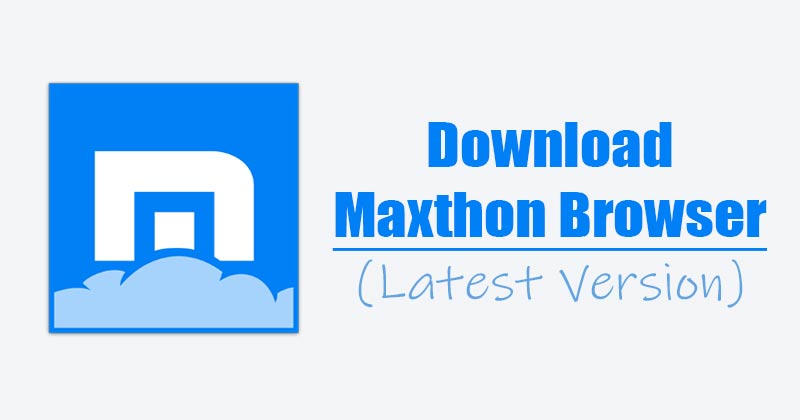 Download Maxthon 6 Cloud Browser Offline Installer