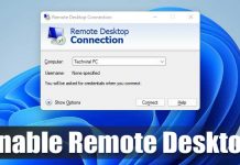How to Enable Remote Desktop in Windows 11