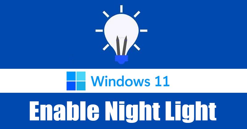 Så här aktiverar du nattljusfunktionen i Windows 11