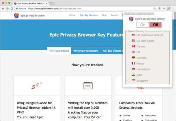 Instal Epic Browser di PC