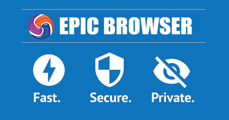 Az Epic Privacy Browser letöltése PC-re (Offline telepítő)