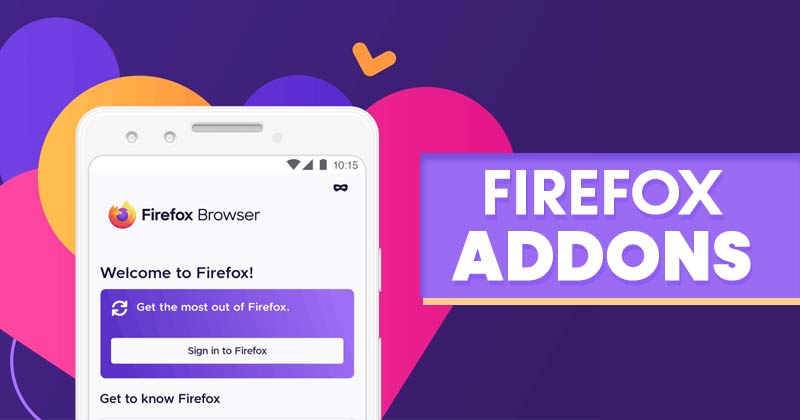 10 legjobb Firefox-kiegészítő Android-eszközhöz