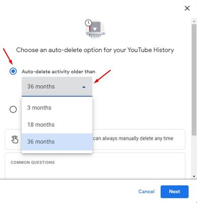 How to Auto Delete YouTube Watch   Search History - 57