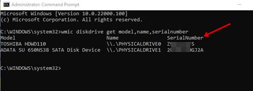 How to Find Hard Drive Serial Number in Windows 10   11 - 47