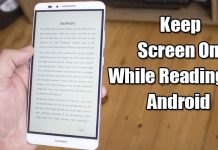 How To Keep Screen On While Reading on Android