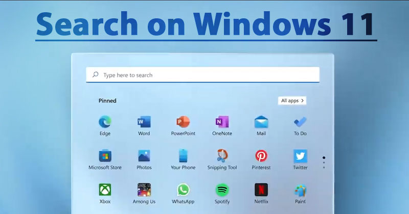 How to Search Quickly on Windows 11
