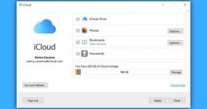 manage apps on icloud