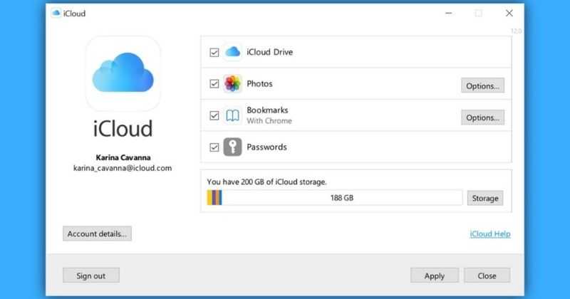 icloud for windows 10 latest version