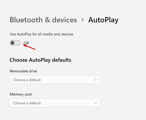 How to Configure or Disable AutoPlay On Windows 11 - 86