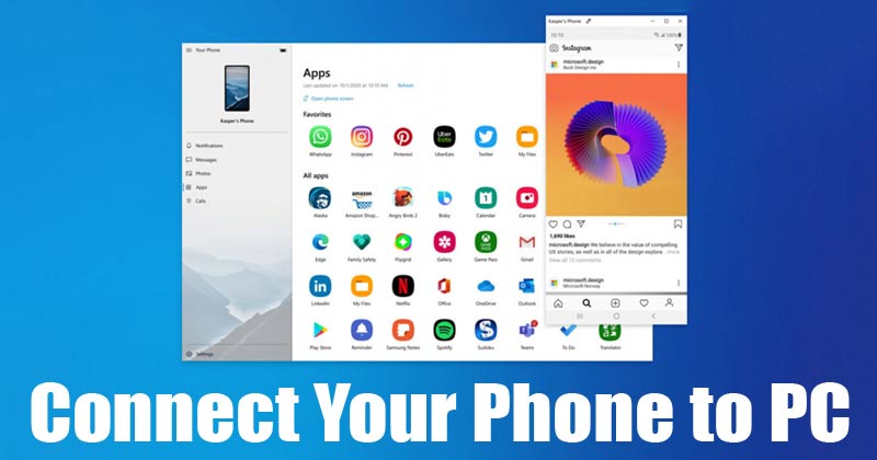 How To Connect Your Android Phone To Windows 10 Pc  techviral