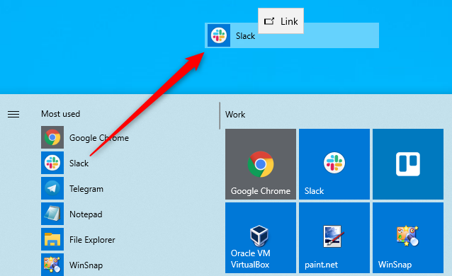 Show Program Icons in Windows 10