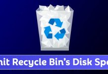 How to Limit the Amount of Disk Space Used by Recycle Bin