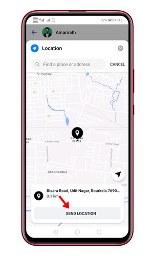 How to Share Your Location With Facebook Messenger - 82