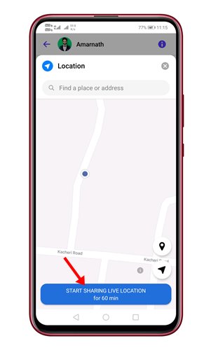 How To Share Your Real Time Live Location Using Facebook Messenger - 48