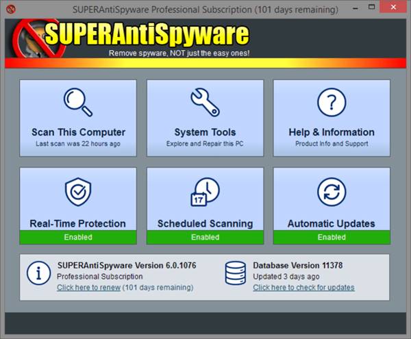 download SUPERAntiSpyware offline installer