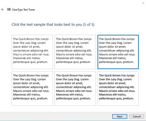 How to Use ClearType Text Tuner on Windows 10 - 67