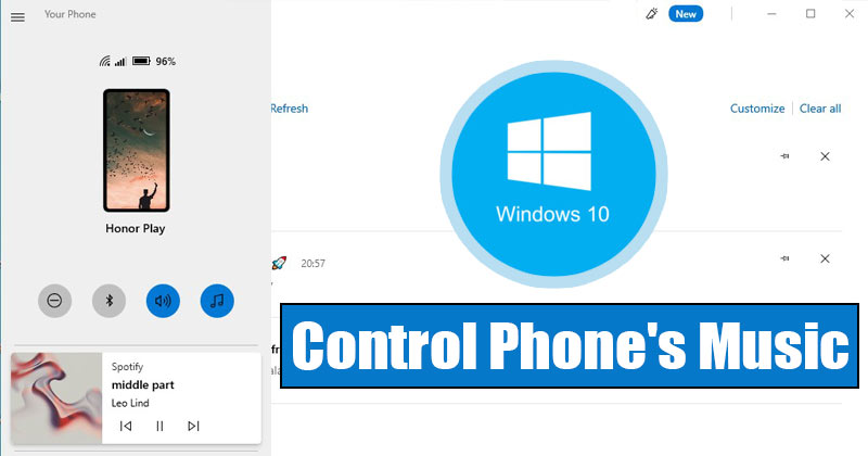 How to Control Your Phone's Music From Windows 10 PC