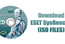 ESET SysRescue Latest Version for PC (ISO Files)