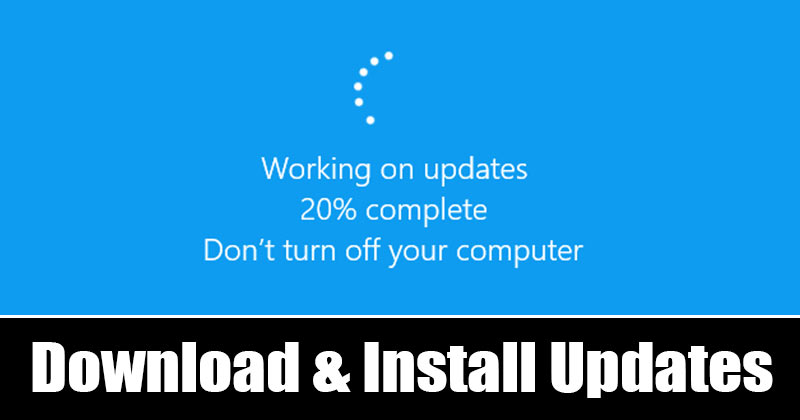 How to Manually Download & Install Windows Updates