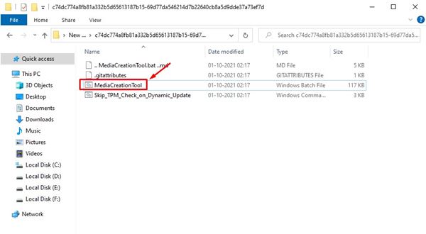 How to bypass Windows 11 TPM check with MediaCreationTool.bat - Pureinfotech