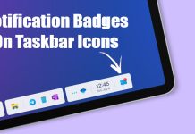 How to Show Notification Badges on Taskbar Icons (Windows 11)