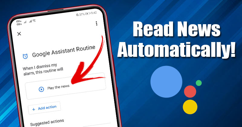 Hvordan sette opp Google Assistant for å lese nyheter etter alarm