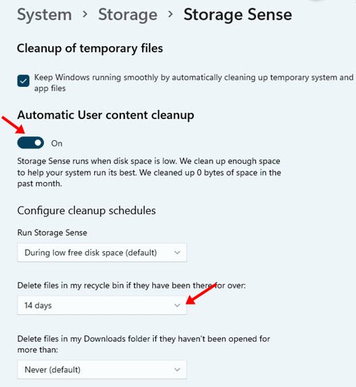 How to Automatically Empty the Recycle Bin On Windows 11 - 84