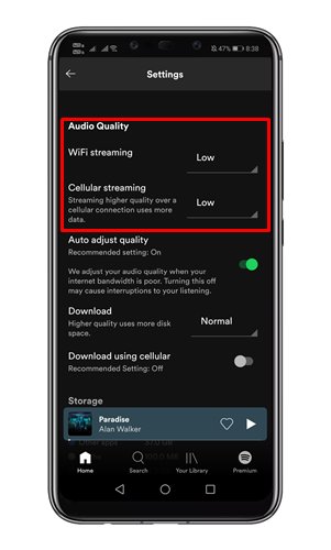 How to Save Data While Streaming Music on Spotify - 98