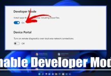 How to Enable Developer Mode on Windows 11