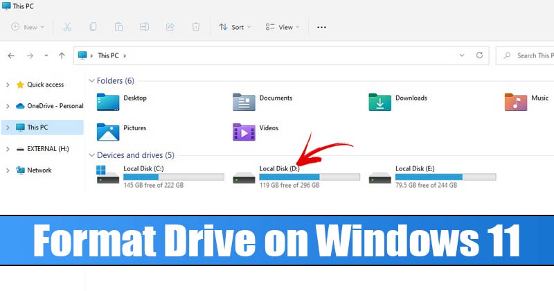 2 Best Ways to Format a Drive On Windows 11