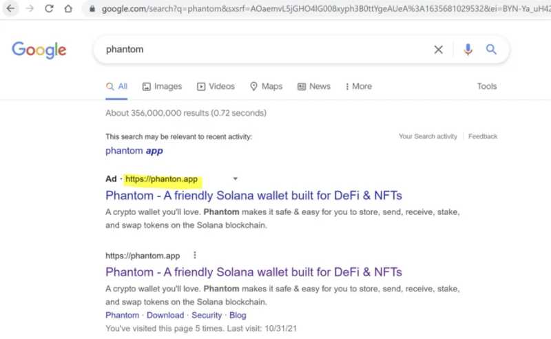 Scammers Use Google Ads to Steal Crypto