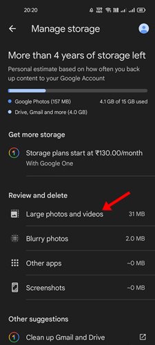 delete photos and videos