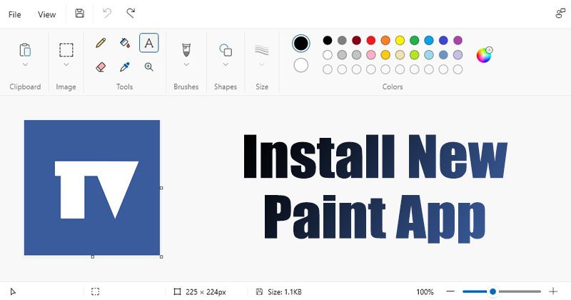 Slik installerer du Windows 11 Paint-appen på Windows 10