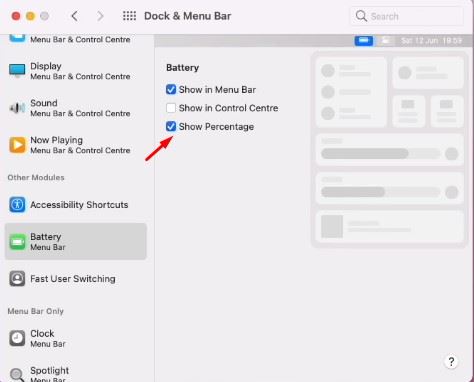 How to Show Battery Percentage Indicator on macOS Monterey - 30