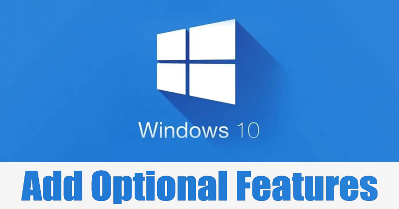 Optionele functies toevoegen of verwijderen in Windows 10