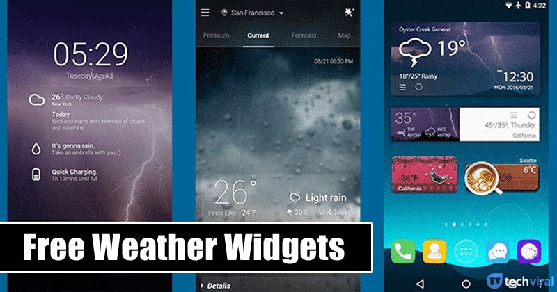 Weather Widgets For Android