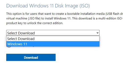 select Windows 11