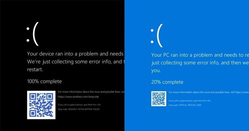 Windows 11 BSOD Error Screen is Changing Back to Blue - 82