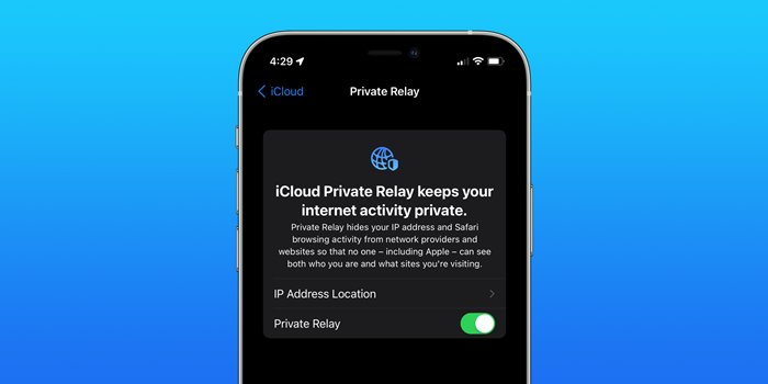 Enable iCloud Private Relay on iPhone